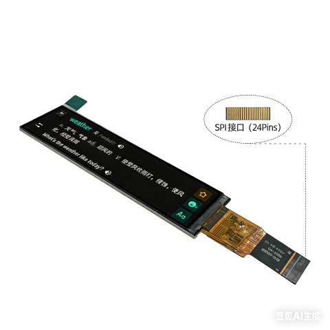 3.49 resolution 172 * 640 TFT LCD display screen 2