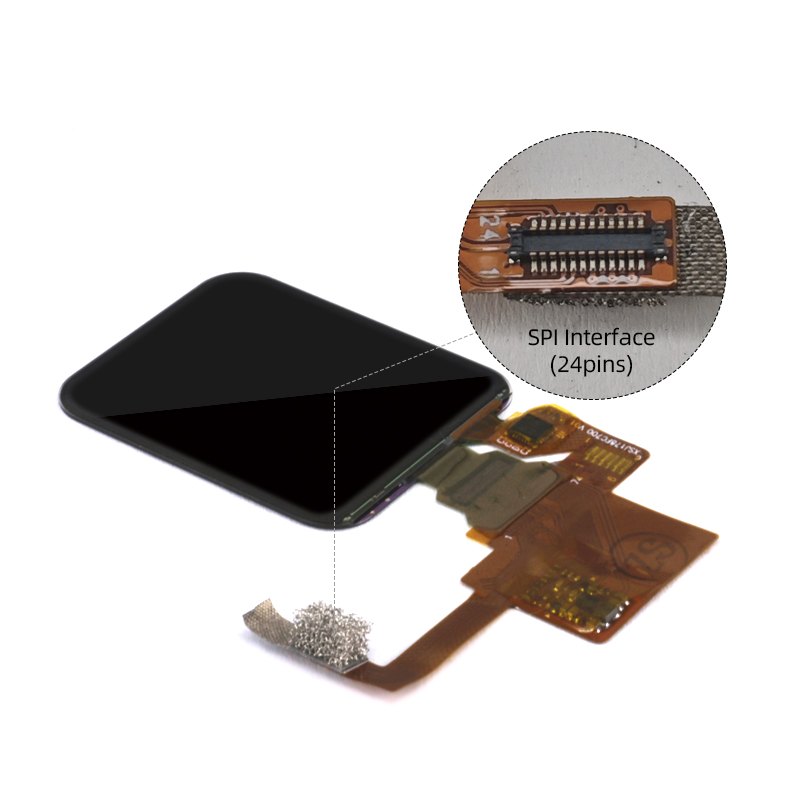 1.78-inch AMOLED LCD display screen 2