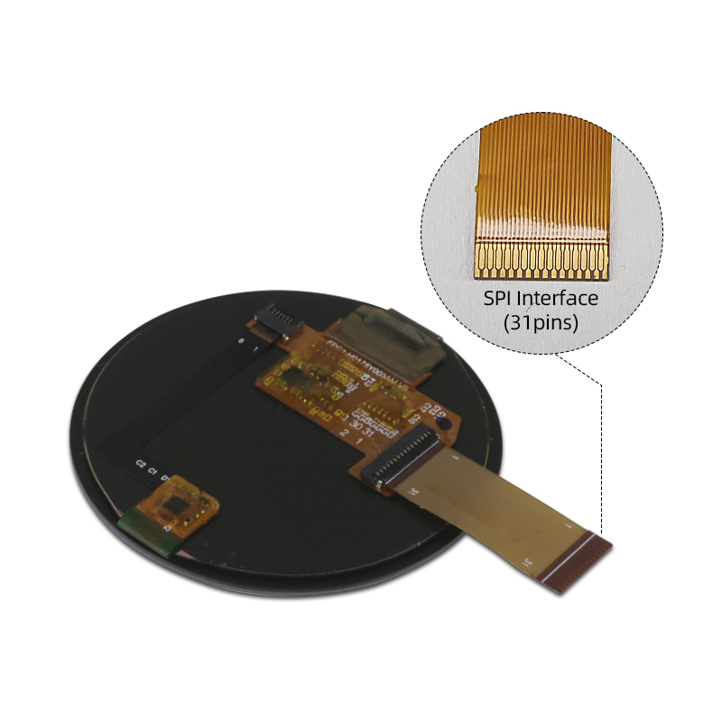 AMOLED LCD Module: 1.75”466RGB*466Dot MIPI OR QSPI 圆屏 4